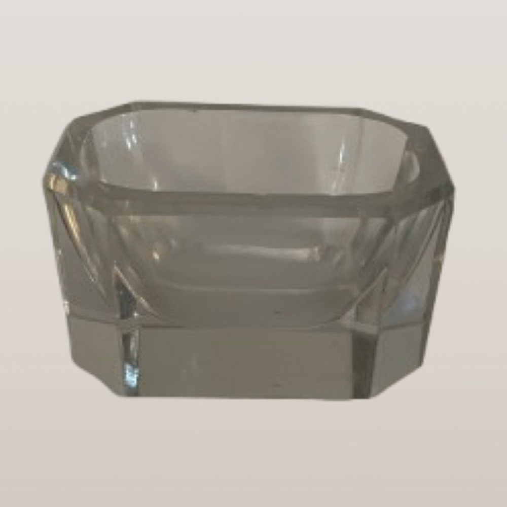 Antique crystal salt cellar